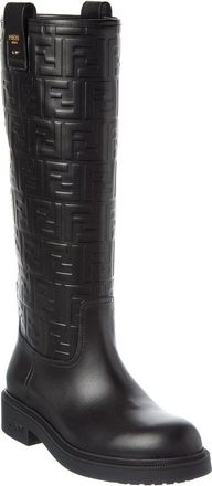 Fendi Fendi Filo Ff Leather Knee-High Boot