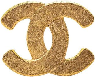 Chanel Pre-owned Jewellery, female, Yellow, Size: ONE SIZE Pre-owned Brooch