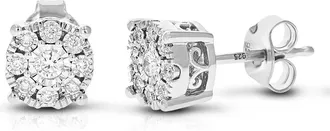 Vir Jewels 1/5 cttw Lab Grown Diamond Composite Earrings in Sterling Silver With Push Backs For Women