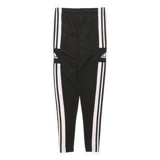 adidas Classic Stripes Logo Knitted Sports Pants Mens Black GK9545