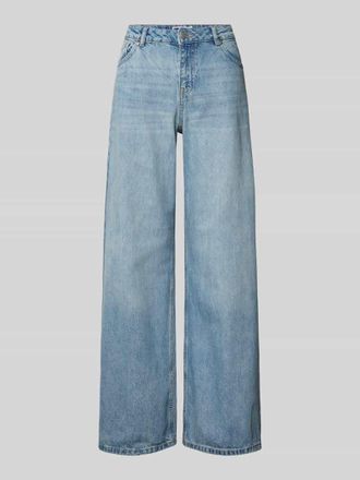 Review Wide Leg Jeans aus reiner Baumwolle in Hellblau, Gr&ouml;&szlig;e 30/30