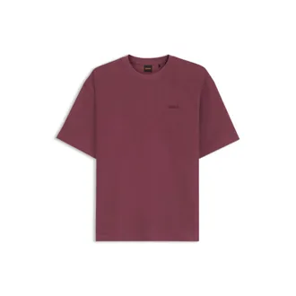 BOSS Relaxed-fit T-shirt in ribbed cotton