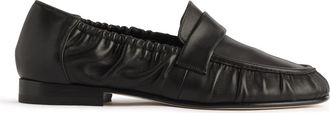 Neil J. Rodgers Ruche Soft Loafer in Black at Nordstrom, Size 35.5