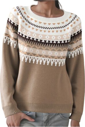 Generic Jumpers for Women UK Long Sleeves Icelandic Sweaters Soft Comfortable Nordic Cosy Warm Crew Neck Autumn Sweaters Pullover Tops Knitwear Knit Sweater K