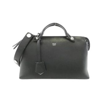 Fendi Pre-owned Vintage Handtas - Dames - Pre-owned - Zwart - Maat: ONE Size Leer
