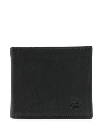 IL BISONTE leather bi-fold wallet - unisex - Calf Leather - One Size - Black
