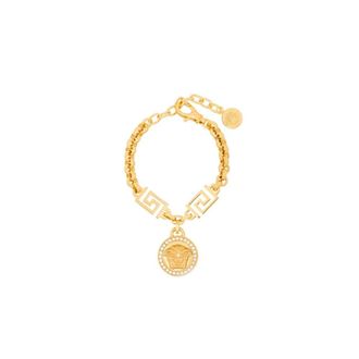 Versace La Medusa Crystal Bracelet - male - Versace - Bracelets - Yellow - ONE SIZE - Accessories