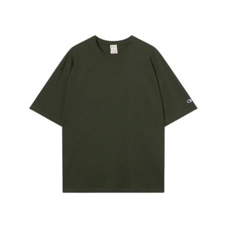 Champion T-Shirts, male, Green, Size: XL t-shirt Cotone