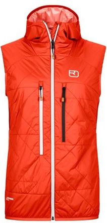 Ortovox Swisswool Piz Boè Vest Wollgilet für Damen | rot