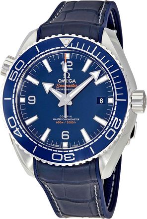 Omega Pre-owned Omega Seamaster Planet Ocean Automatic Chronometer Blue Dial Mens Watch 215.33.44.21.03.001