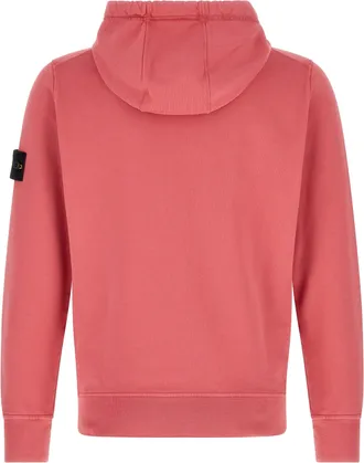 Stone Island Organic Cotton Hoodie - Pink