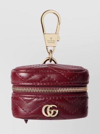 Gucci gg marmont leather airpods holder