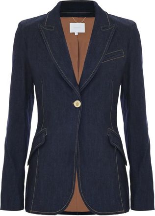 Kocca Jassen, Dames, Blauw, S, Stijlvolle Blazers voor een Chique Look