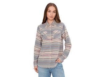 Ariat Arizona Western Snap Shirt Womens Clothing Ombre Blue Southwest : 2XL, Cotton