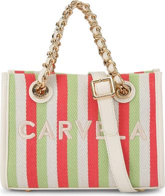 Carvela Womens Canvas Sorrento Micro Stripe Bag - Multicolour - One Size