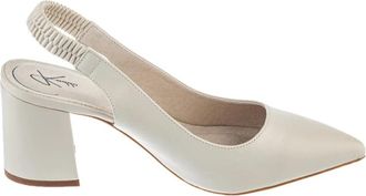 Keddo Elegante Gedeeltelijk Open Pumps - Dames - Pumps - Beige - 37 EU - Schoenen