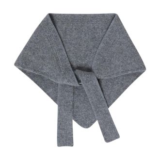 Jacquemus Le Chale Gros Grain Shawl - Accessories - Mujer - Gris - ONE SIZE