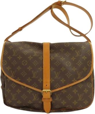 Louis Vuitton Pre-owned Cross Body Bags, female, Brown, Size: ONE SIZE Pre-owned Monogram Shoulder Bag