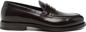 Henderson Baracco Schoenen, Heren, Rood, 42 EU, Leer, Penny Loafer
