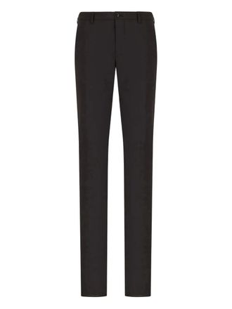 Giorgio Armani Pantaloni dritti in lana - Nero
