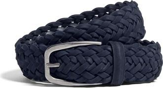 Ermenegildo Zegna Cintura intrecciata - Blu