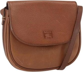 Burberry Pre-owned Cross Body Bags, female, Brown, Size: ONE SIZE Pre-owned Vintage Shoulder Bag