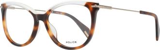 Police Bruine Dames Optische Monturen Metaal Kunststof - Dames - Brillen - Bruin - ONE Size - Accessoires