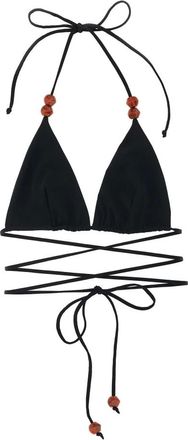 Magda Butrym Bikinis, female, Black, 2XS, Triangle Bikini Top RE 26