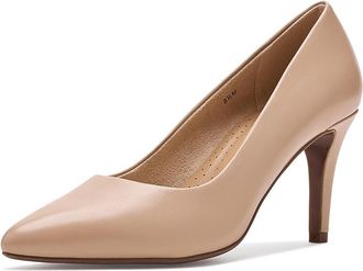 Vaneli Shari High Womens Heels Nude Nappa : 9.5 N (AA), Leather