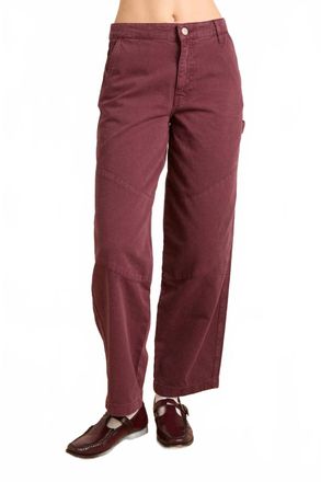 Damson Madder Drew Jeans In Burgundy