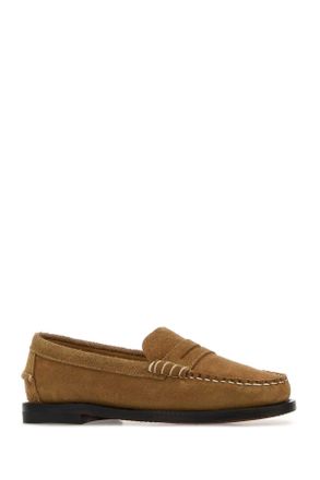 Sebago Womens Camel Suede Dan Loafers Beigecamel Mocassini