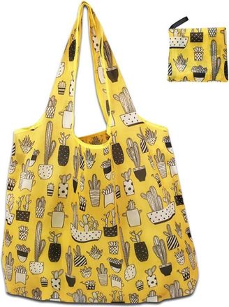 Generic Foldable Shopping Bag Stylish & Practical Lightweight Grocery Storage Large for Women Men Food Storage