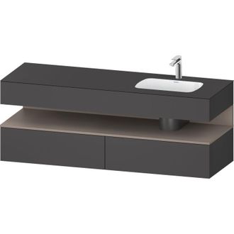 Duravit Qatego Lavabo Encastrado Con Base De Lavabo Consola, - Duravit