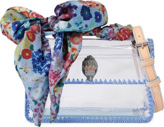 Kurt Geiger Mini Kensington Vinyl Convertible Clear Crossbody Bag in Light/Pastel Blue at Nordstrom