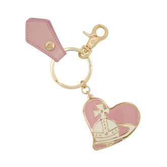 Vivienne Westwood Orb Heart Keychain - female - Vivienne Westwood - Keychains - Pink - ONE SIZE - Accessories