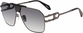 Just Cavalli Grey Gradient Navigator Unisex Sunglasses SJC094 0568 61