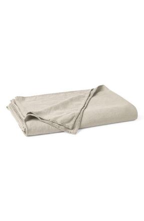 Coyuchi Helena Organic Linen Blanket in Sand at Nordstrom, Size King/california King