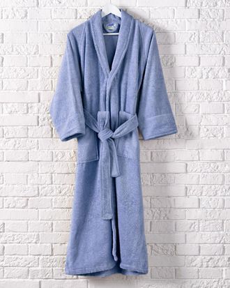 Superior Long-Staple Combed Terry Unisex Adult Long Staple Combed Cotton Bathrobe