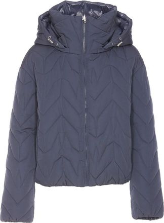 Patrizia Pepe Winter Jackets, female, Gray, XS, Reversible Down Jacket