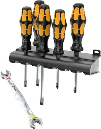 Wera Punte Da Avvitatore Wera + Chiave A Doppia Bocca Joker. Set Speciale In Edizione Limitata 1, 6 Pezzi