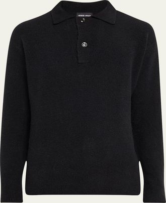 Giorgio Armani Mens Madison Capsule Polo Sweater