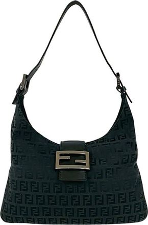 Fendi Pre-owned Fendi Zucchino Canvas Shoulder Bag Ladies WN0OTKE5E5LO0B1R