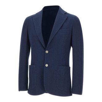 Barba Blazers, male, Blue, Size: 2XL JCK Active Mono Blazer