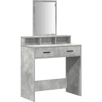 vidaXL Vidaxl - Dressing Table Concrete grey 79 x 41 x 140 cm Engineered wood