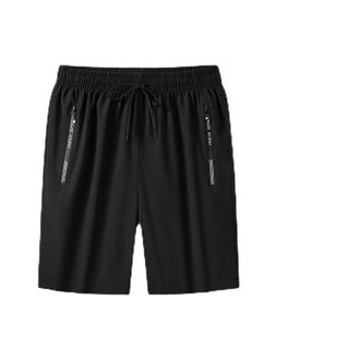 Generic Womens Ice Silk Quick Drying Stretch Shorts, 2025 New Summer Quick Dry Ice Silk Shorts for Women (Black,XXL)