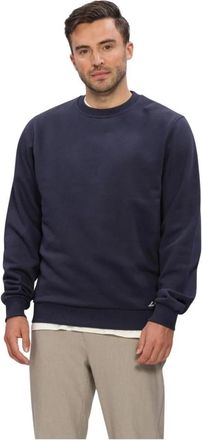 Les Deux Hoodies & sweatvesten, Heren, Blauw, XL, Ben Artist Sweatshirt