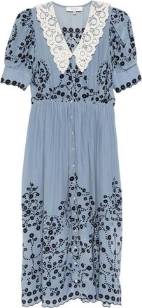 Sea New York Frances Floral-print Midi Dress