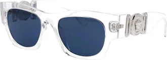 Versace Mens Sunglasses Crystal Injected