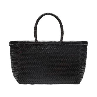 Dragon Diffusion Tote Bags, female, Brown, Size: ONE SIZE Borsa a Mano in Pelle Intrecciata
