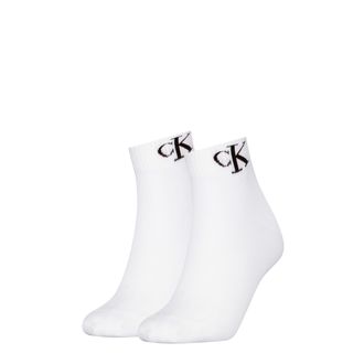 Calvin Klein Socks Women Quarter 2P Monogram